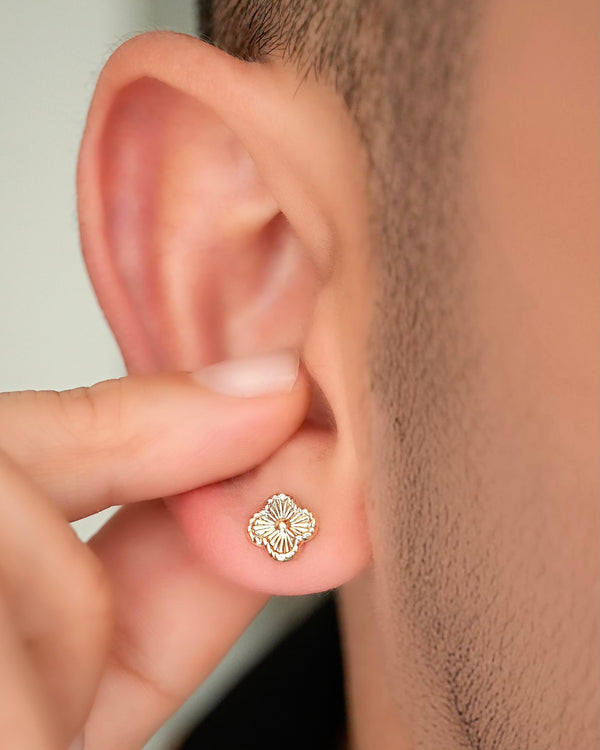 TOPO FLOR ROSCA DE SEGURIDAD  5752 OrolaminadoLuxus