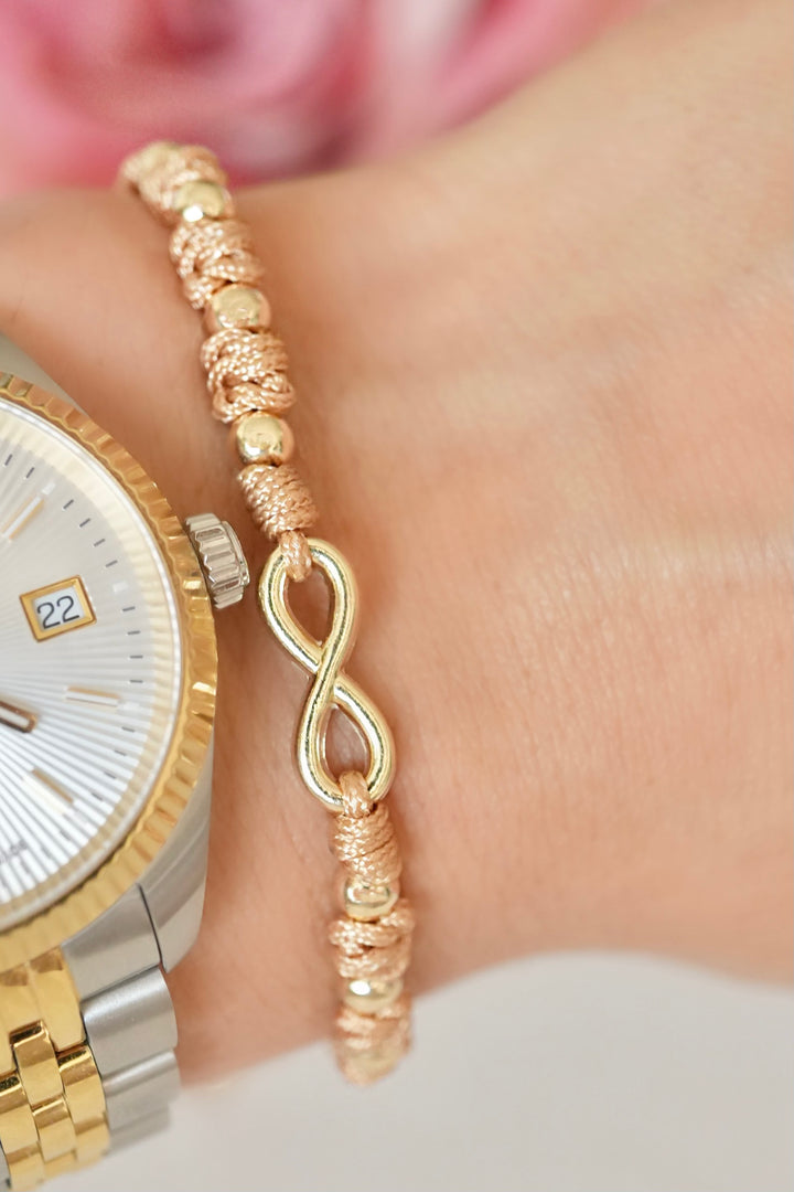 BRAZALETE INFINITO 5764 OrolaminadoLuxus