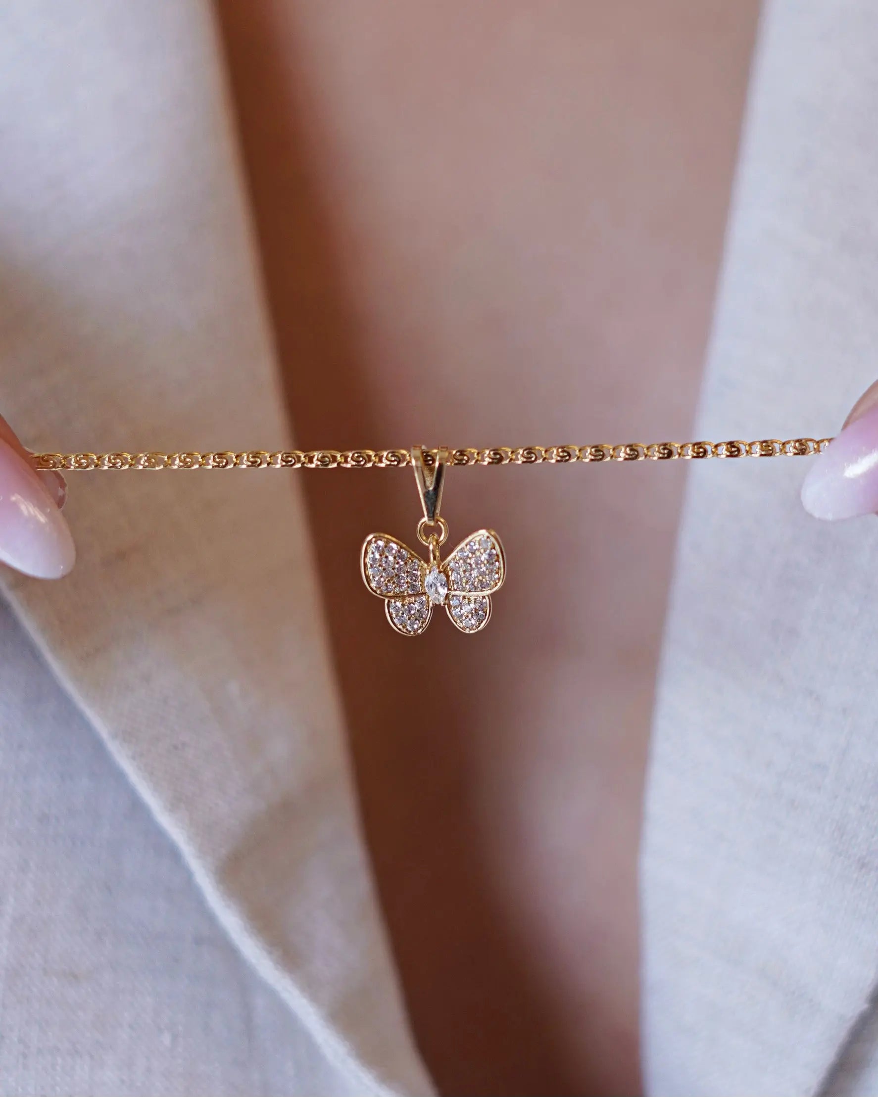 DIJE MARIPOSA GOLD 4489 OrolaminadoLuxus