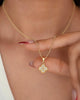 DIJE TREBOL GOLD CRISTAL OrolaminadoLuxus