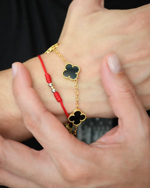 PULSERA TRÉBOL 5065 18CM +2CM OrolaminadoLuxus