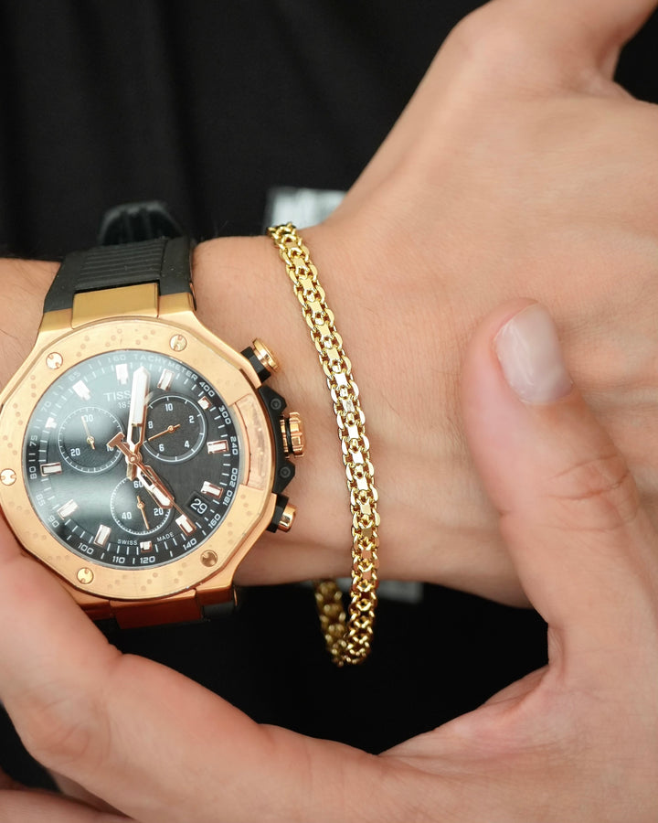 PULSERA TEJIDO CHINO 5MM 20CM 5817 OrolaminadoLuxus