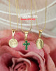 SET RELIGIOSO CADENA VENECIANA 45 CM + DIJE OrolaminadoLuxus