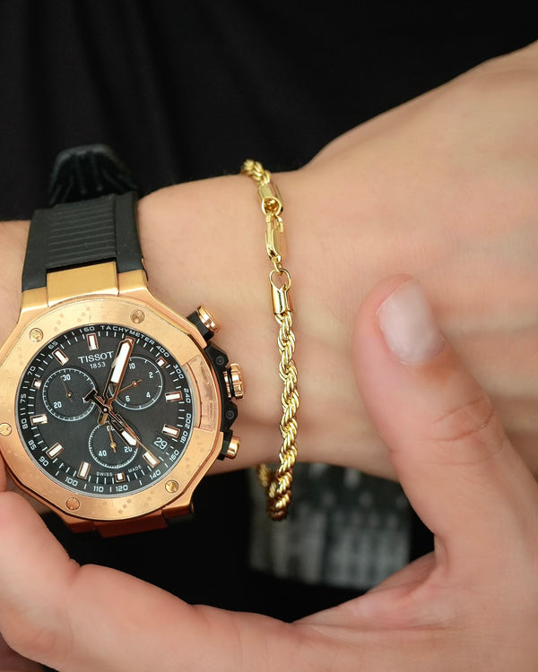 PULSERA LAZO 4 MM 20 CM 5815 OrolaminadoLuxus