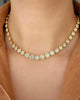COLLAR UNA ANGELIC SWAROVSKI 6 Mm 37+2CM 5826 OrolaminadoLuxus