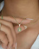 DIJE FE REDONDO VERDE ESMERALDA 5195 OrolaminadoLuxus