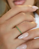 ANILLO CHURUMBELA VERDE ESMERALDA 5208 OrolaminadoLuxus