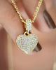 DIJE CORAZON SWAROVSKI 5879 Oro laminado Luxus