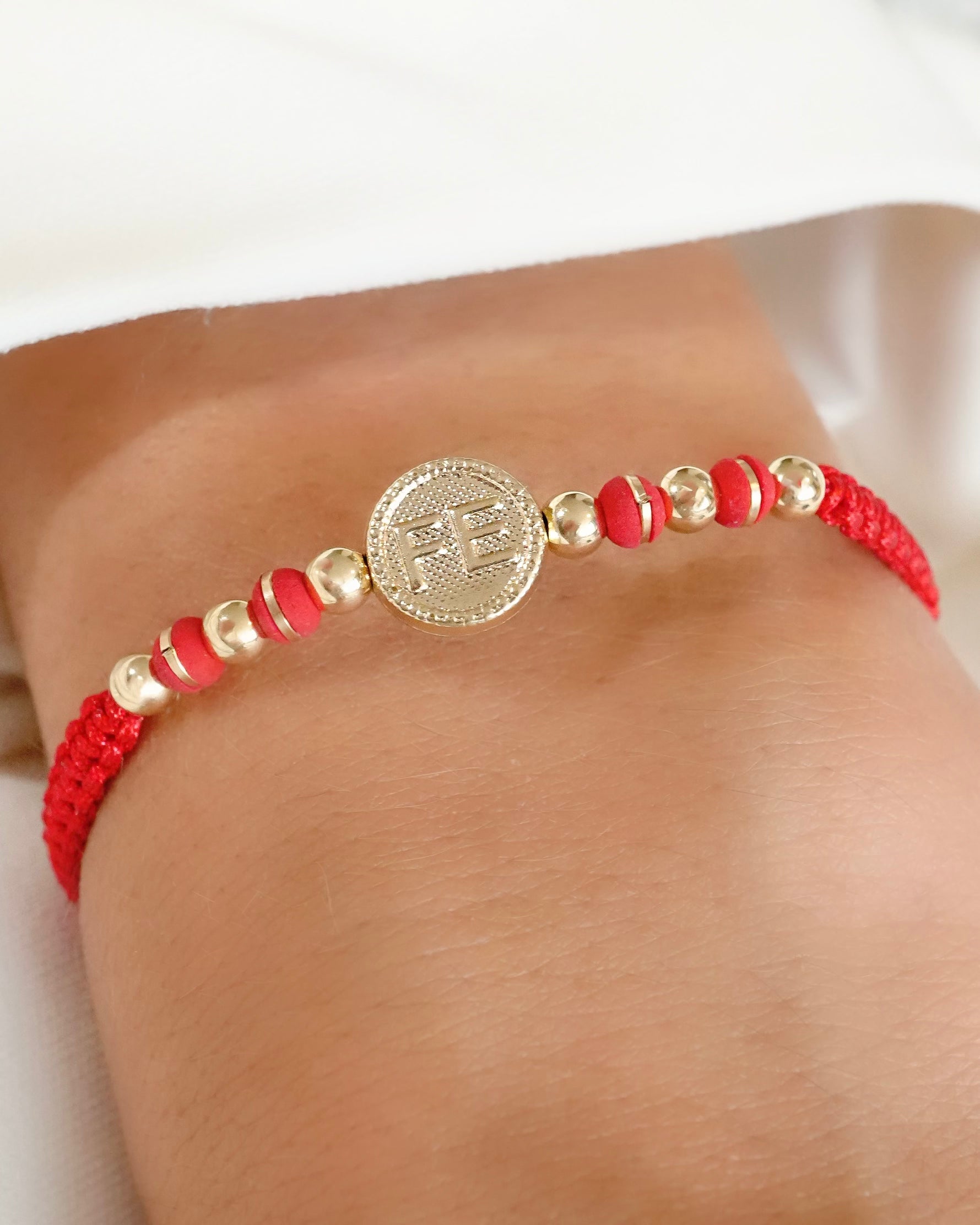 BRAZALETE MACRAME FE B4MM : 3637 OrolaminadoLuxus