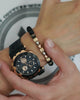 BRAZALETE 3 OROS BALÍN DIAMANTADO 7MM 4622 OrolaminadoLuxus