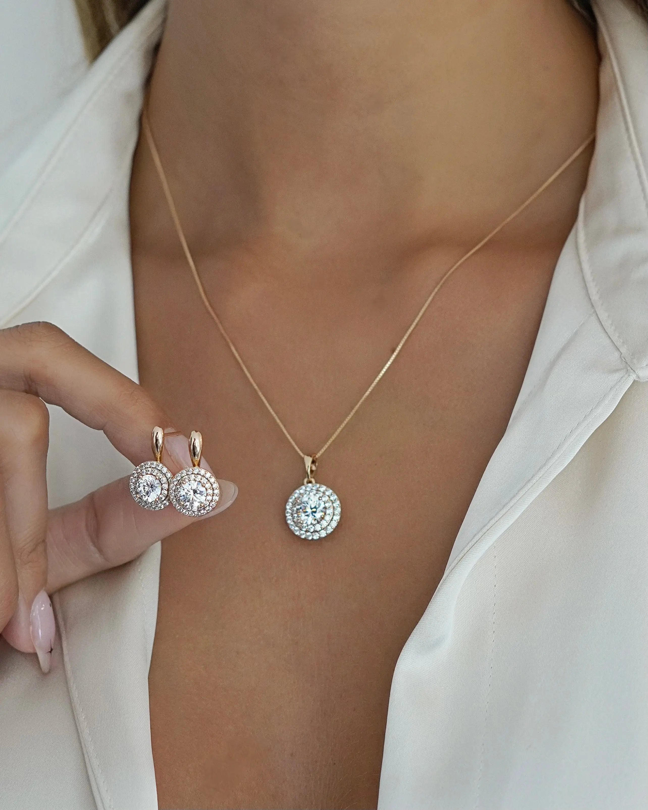 SET CHEVALIER ROSE 4639 OrolaminadoLuxus
