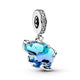 CHARMS ELEFANTE BLUE  5027 OrolaminadoLuxus