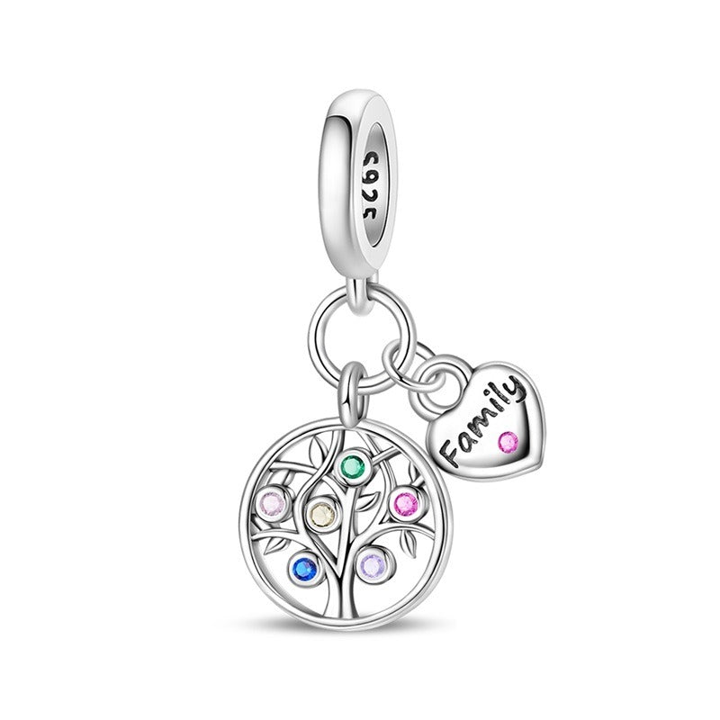 CHARMS COLGANTE FAMILY COLORS 5738 OrolaminadoLuxus