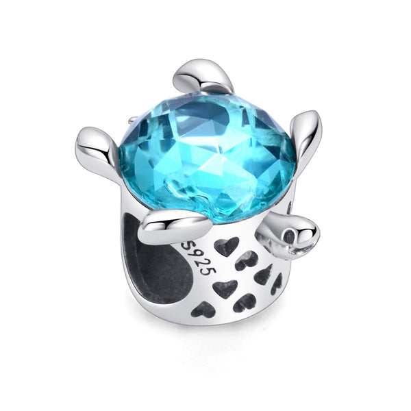 CHARMS SEA TURTLE BLUE 5736 OrolaminadoLuxus