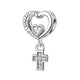 CHARMS COLGANTE CORAZÓN DE FE  5740 OrolaminadoLuxus