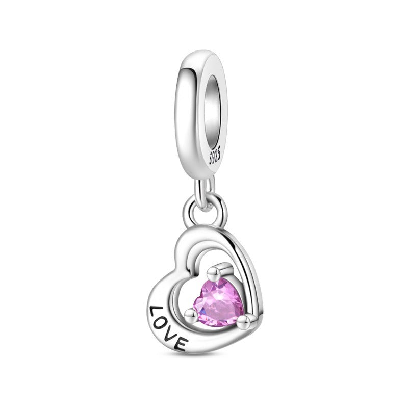 CHARMS COLGANTE CORAZÓN LOVE 5731 OrolaminadoLuxus