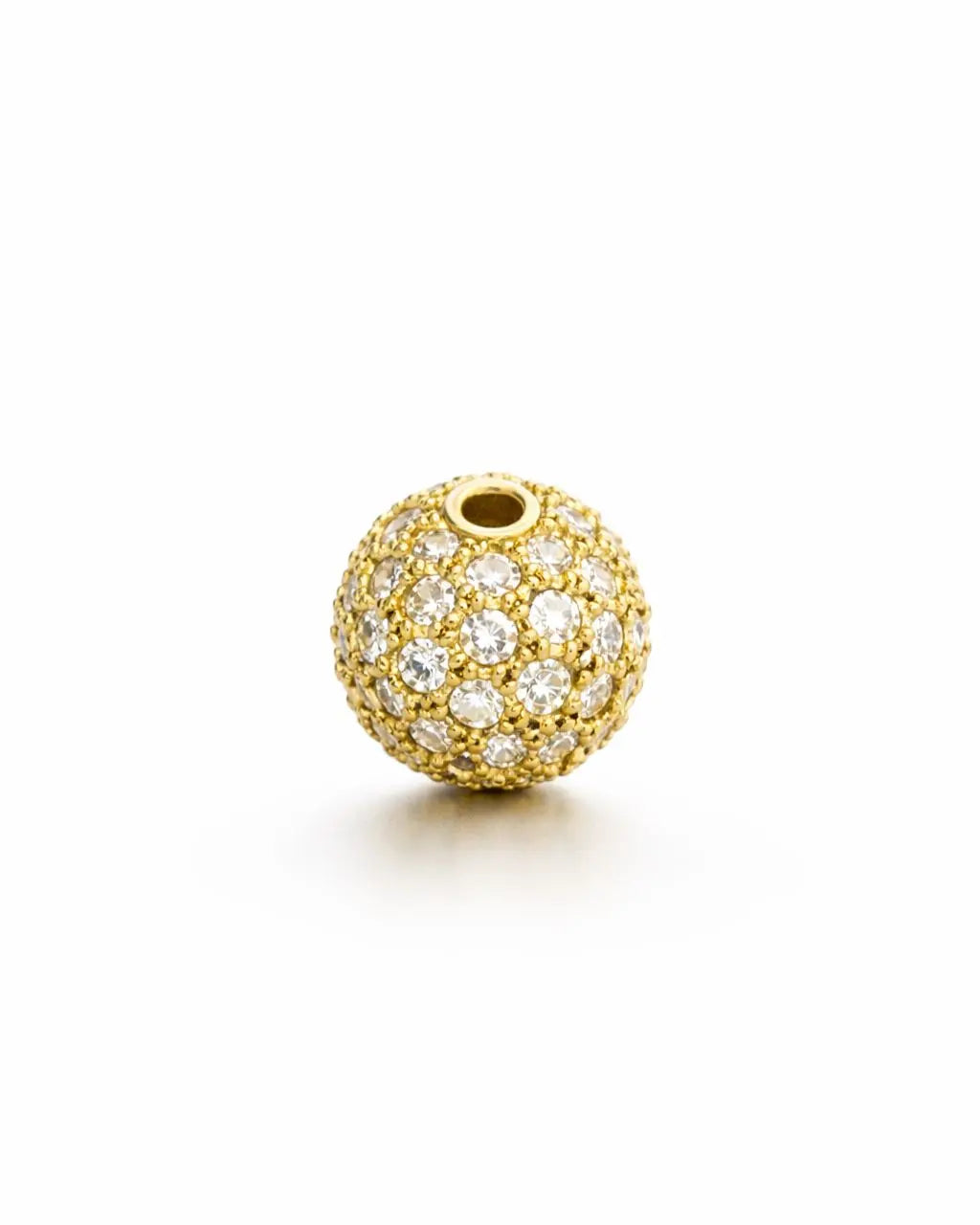 HERRAJE BOLA DE FUEGO CRISTAL 8MM  5973 Oro laminado Luxus