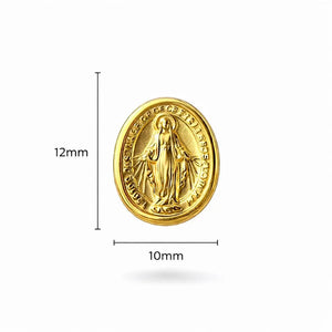 HERRAJE VIRGEN MILAGROSA 10MM  5956 Oro laminado Luxus