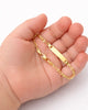 PULSERA ESCLAVA GUCCI 16CM 6048 Oro laminado Luxus