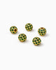 HERRAJE BOLA DE FUEGO VERDE 5MM  6101 Oro laminado Luxus
