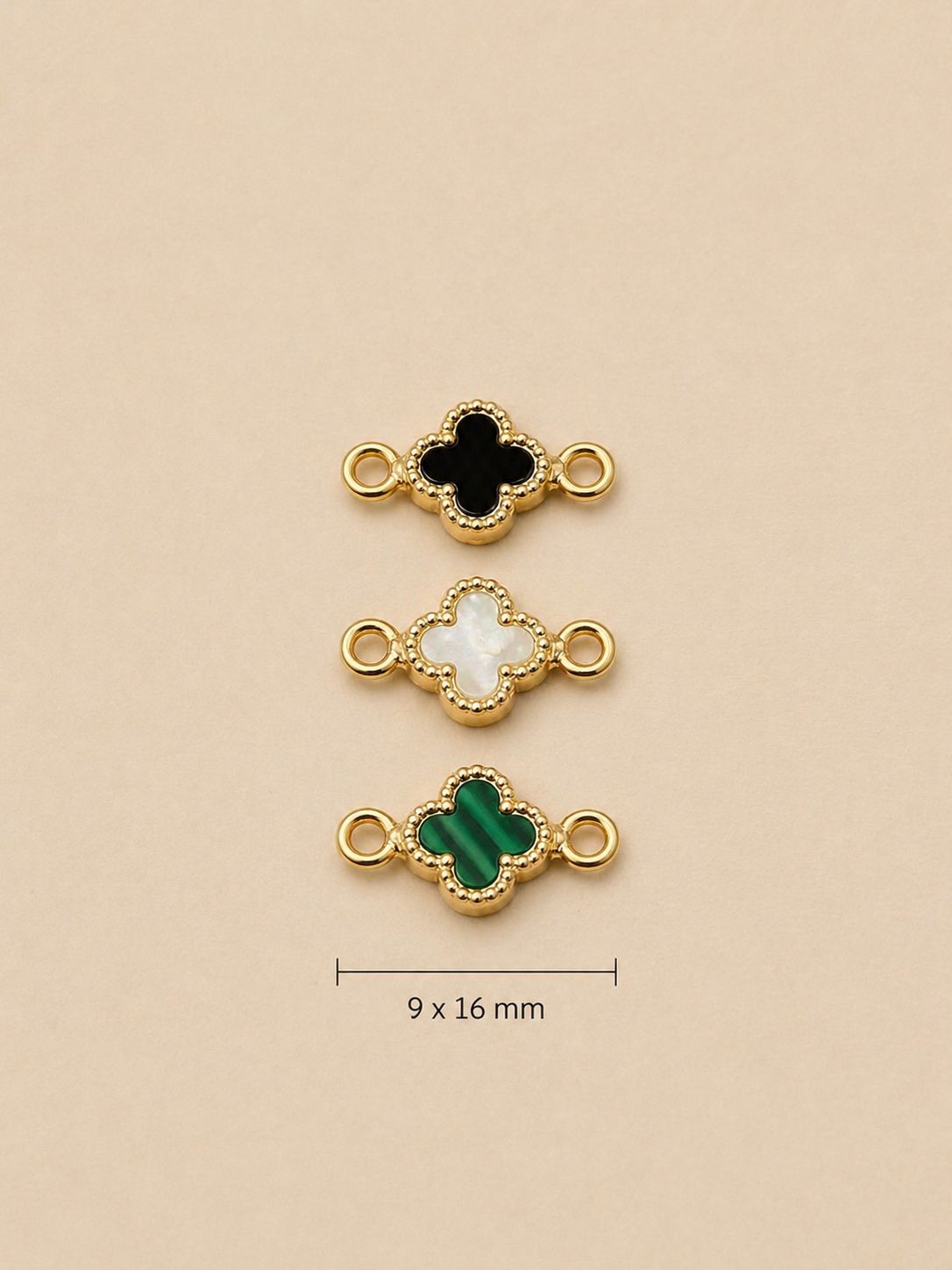HERRAJE VAN CLEEF  9X16MM  6221 Oro laminado Luxus