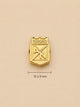 HERRAJE ATLETICO NACIONAL 5983 Oro laminado Luxus