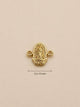 HERRAJE VIRGEN GUADALUPE TALLADA 12 X 15MM  6227 Oro laminado Luxus