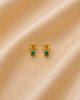 TOPO CHISPA VERDE 3MM 6275 Oro laminado Luxus