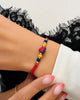 BRAZALETE CORAZÓN DE COLOMBIA 4MM DIAMANTADO 6300 Oro laminado Luxus