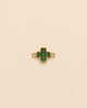 HERRAJE TREBOL VERDE MINI  6339 Oro laminado Luxus
