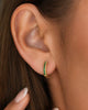CANDONGA CLICK VERDE ESMERALDA 12MM  6353 Oro laminado Luxus
