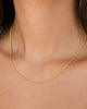 CADENA LAZO 1.5MM 45CM  6332 Oro laminado Luxus