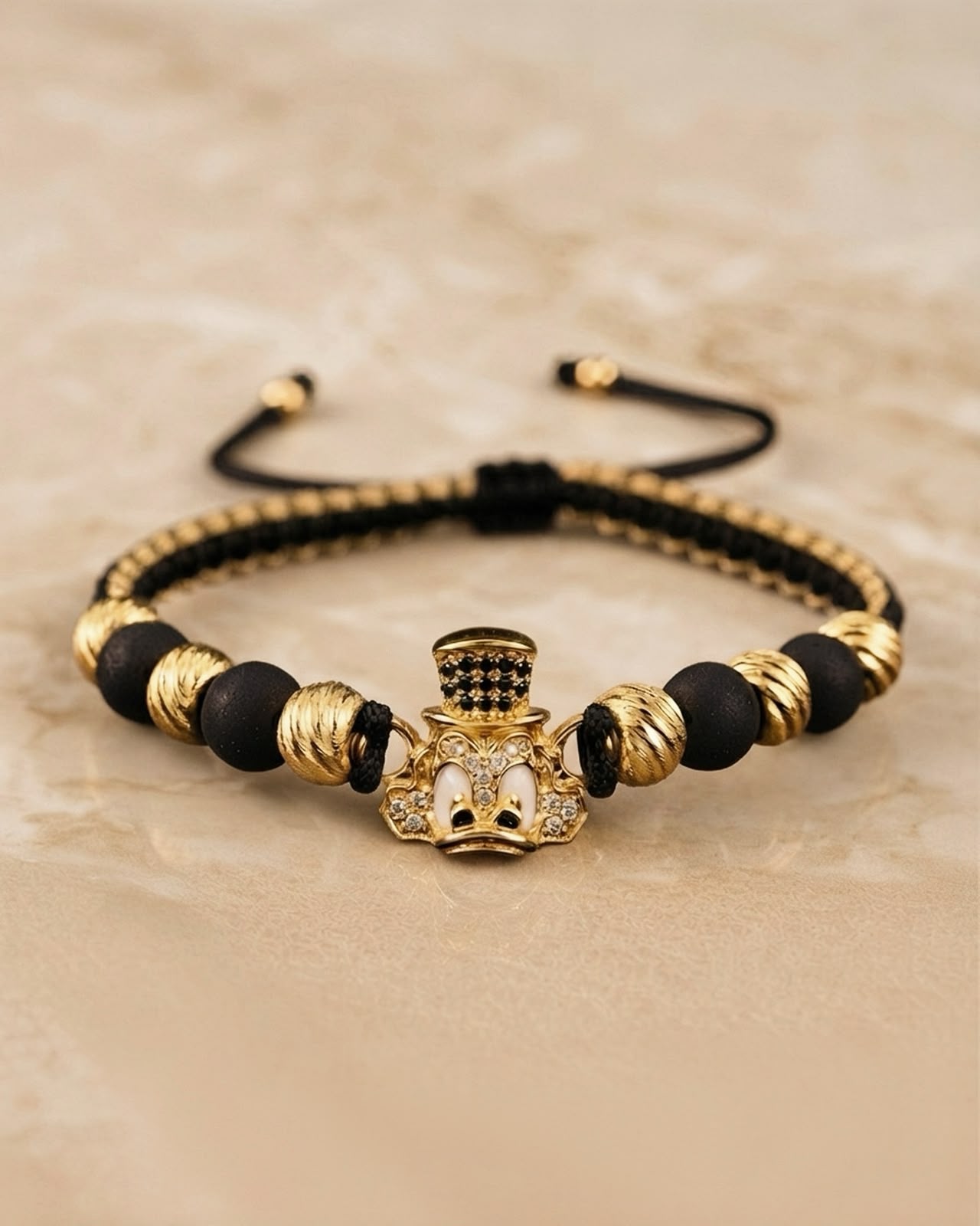BRAZALETE TIO RICO LUXURY 6MM DIAMANTADO 6376 Oro laminado Luxus