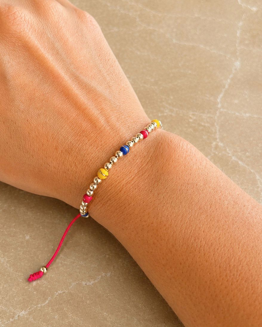 BRAZALETE TRIO B4 NEOPRENO 6281 Oro laminado Luxus