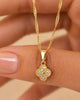 DIJE FLOR GOLD CRISTAL SMALL 5880 Oro laminado Luxus