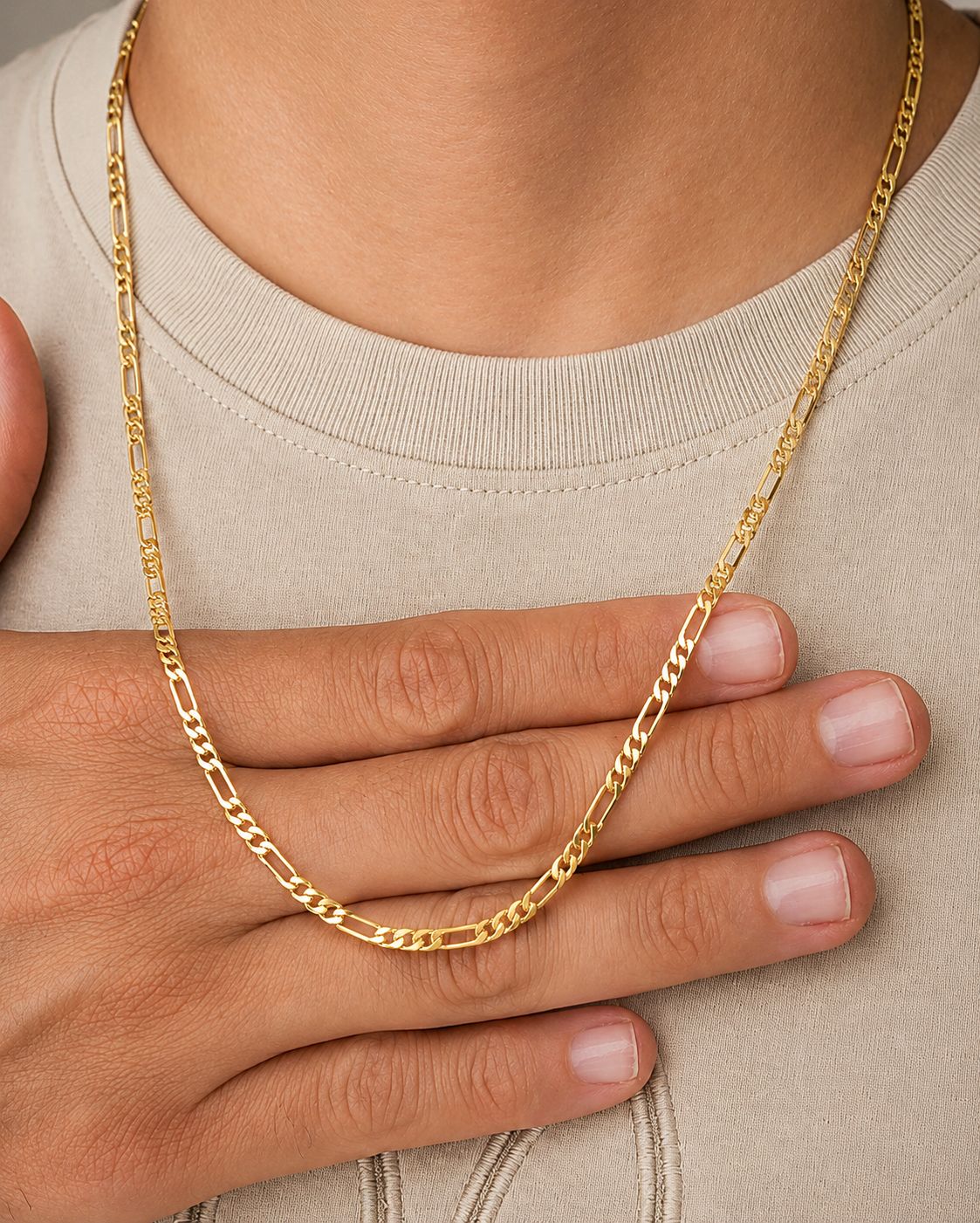 CADENA CARTIER 3X1 3.5MM 60CM 6045 Oro laminado Luxus