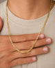 CADENA CARTIER 3X1 3.5MM 60CM 6045 Oro laminado Luxus