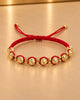 BRAZALETE TRENZADO DIAMANTADO 6654