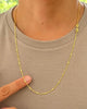CADENA CUBANA CON DESTELLOS 65CM : 11100.65