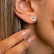 ARETE TOPO ROSE STAR CON CRISTAL LXA05