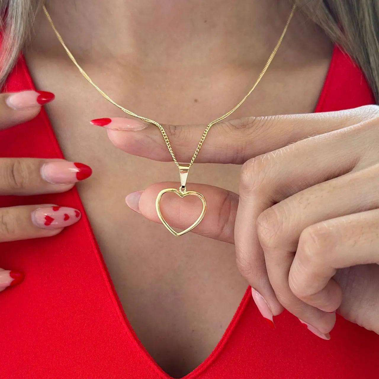 DIJE CORAZON SILUETA : 41578 OrolaminadoLuxus