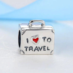 CHARMS MALETA DE VIAJE : CH304 OrolaminadoLuxus
