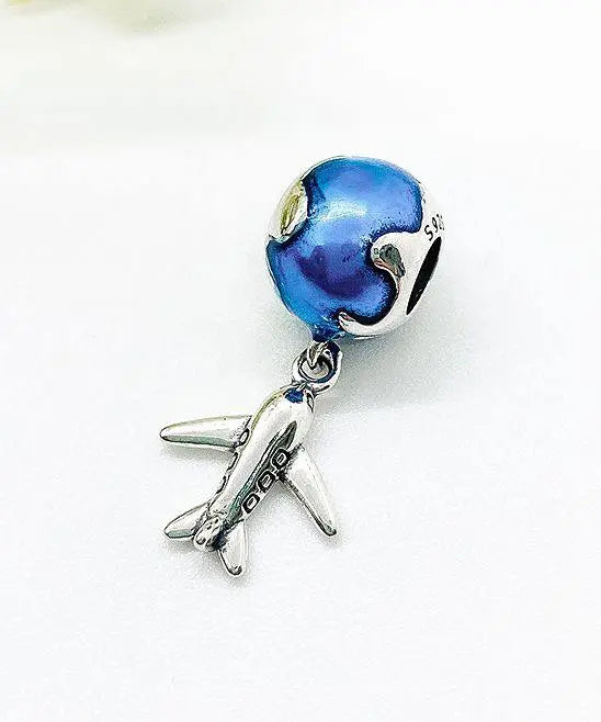 CHARMS COLGANTE VIAJAR POR EL MUNDO : CH327 OrolaminadoLuxus