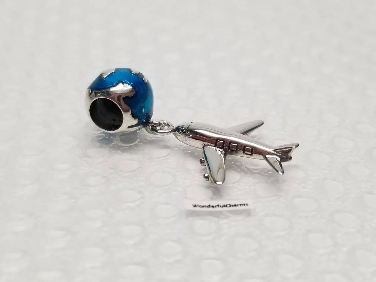 CHARMS COLGANTE VIAJAR POR EL MUNDO : CH327 OrolaminadoLuxus