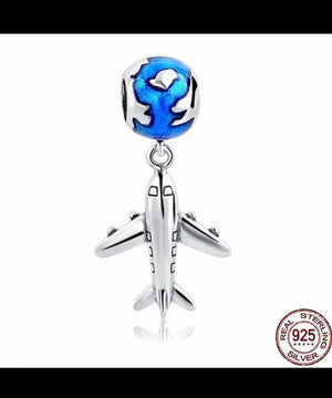 CHARMS COLGANTE VIAJAR POR EL MUNDO : CH327 OrolaminadoLuxus