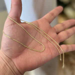 CADENA TEJIDO CHINO 2MM 65CM 5663 OrolaminadoLuxus