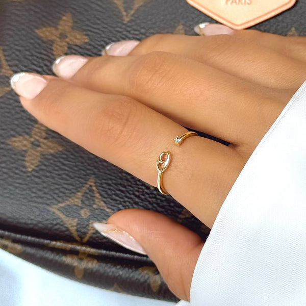 ANILLO GUCCI MINIMALISTA AJUSTABLE