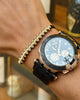 BRAZALETE TEJIDO RADIANTE DIAMANTADO B5MM 4237 OrolaminadoLuxus