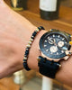 BRAZALETE TRIO CENTRO B5 DIAMANTADO 4243 OrolaminadoLuxus