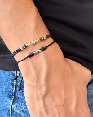 BRAZALETE TEJIDO DIAMANTADO SMALL 4376 OrolaminadoLuxus